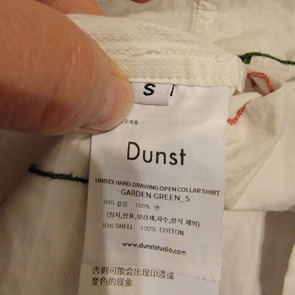 Dunst Embroidered Button Down Tee Womens S Vintage Floral Boho Retro Fresh - Picture 8 of 8